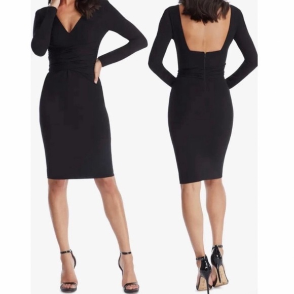 Dress The Population Drew Long Sleeve Dress NWT - Picture 1 of 16